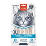 Wanpy Medicated Creamy Codfish & Chicken Treats for All Cats 70 g (5*14g)