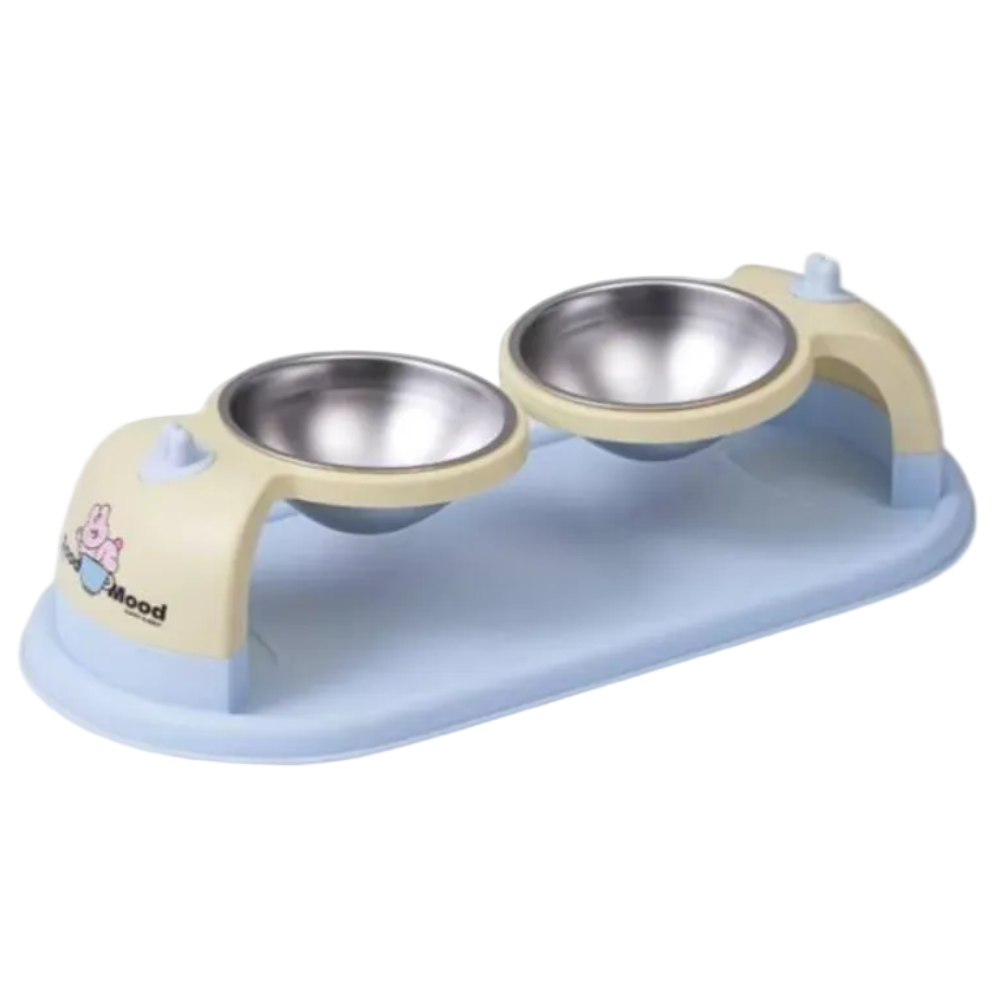 a787ef1c-08f8-4f56-ad89-75e0d50a.png Double Feeding Bowl for Cats and Small Dogs - Image 1