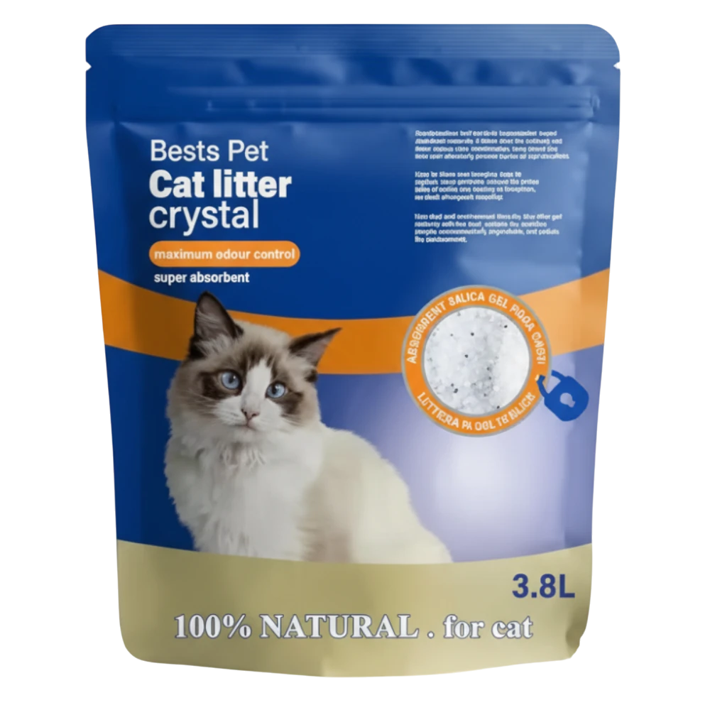 beats-pet-cat-litter-crystal-bag-on-white-background_1.png Bestspet Cat Litter Crystal 3.8L - Image 1