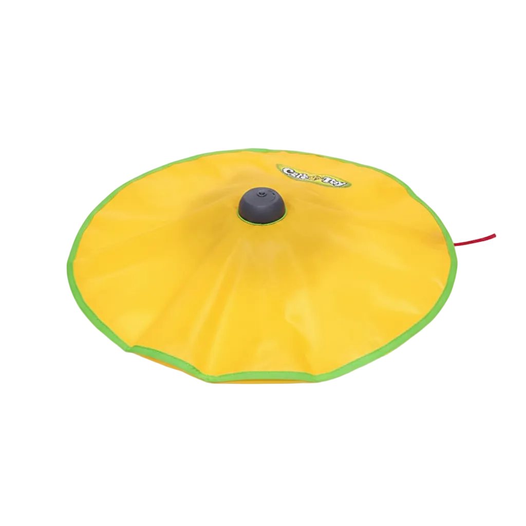 cat-chase-round-yellow-interactive-toy-white-background.png Cat Chase Interactive Toy - Image 1