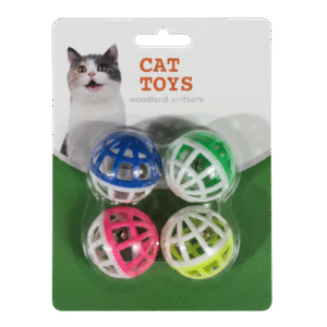 Nunbell Pet Toy 4 Ball With Ring - Image 1