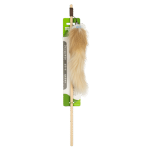wooden Rod With Mouse Cat Toy - Image 1