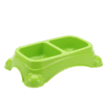 Plastic Elevated Double Pet Bowl Large 32 Cm