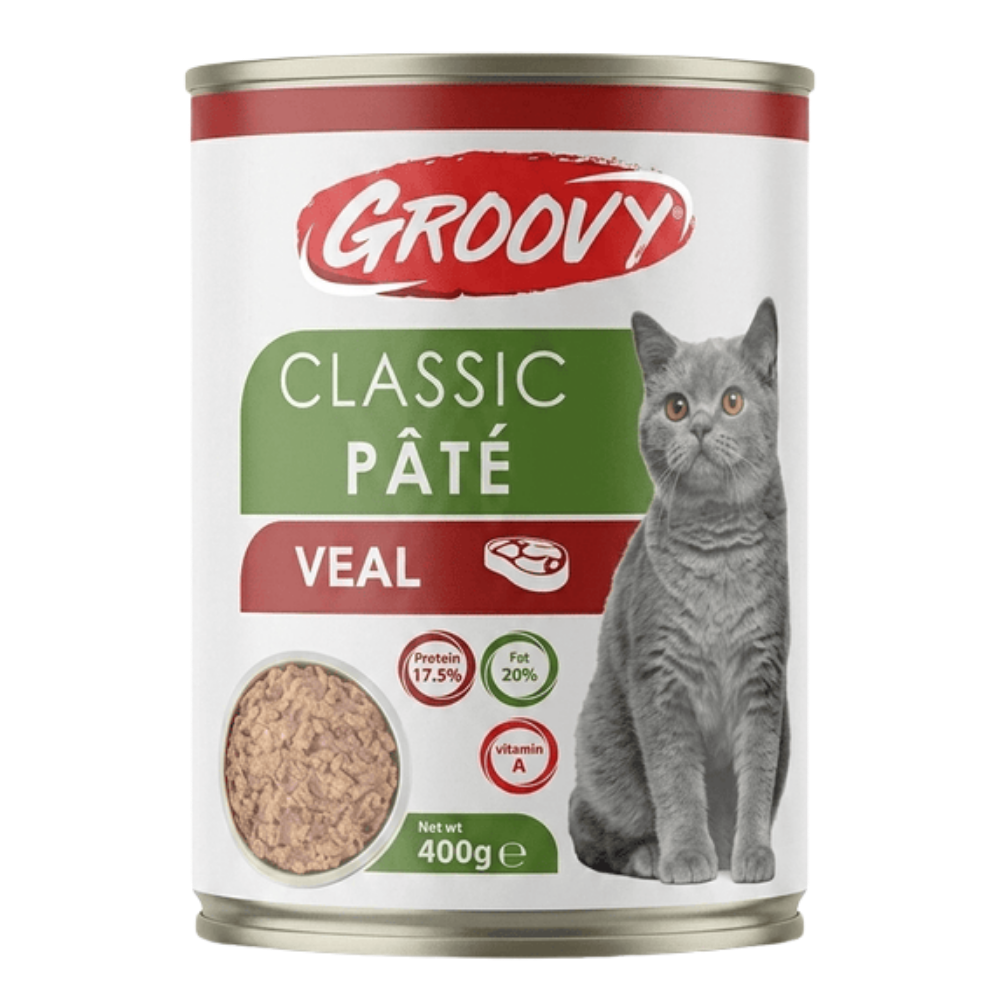 groovy-cat-groovy-classic-pate-veal-wet-cat-food-400g-1241356992_20260606121140487.png Groovy Wet Food for Cats Classic Pate Veal 400g - Image 1