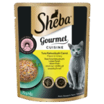 Sheba Premium Cat Food Gourmet Cuisine Tuna, Katsuobushi & Carrot 70g