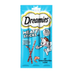 Dreamies Meaty Sticks Cat Treat Salmon 6 Sticks 30g