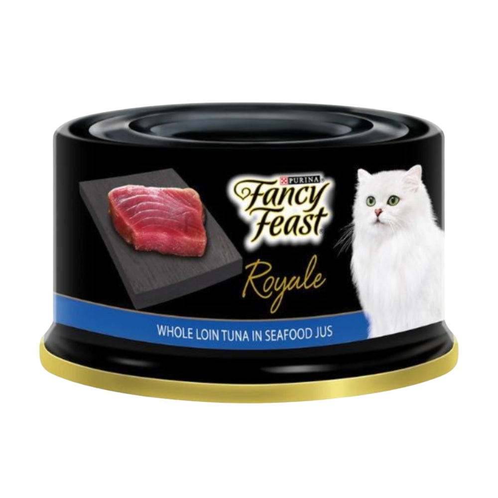 inv_product-1676456482966.png FANCY FEAST Adult Royale Whole Loin Tuna in Seafood Jus Wet Cat Food 85g - Image 1