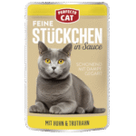 Perfecto Cat Feine Stuckchen in Sobe  Mit Huhn & Truthahn 100g