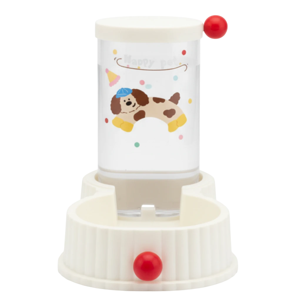 pet-food-dispenser-clear-empty.png Happy Pet Feeder For Pet 19 Cm*26 Cm - Image 1