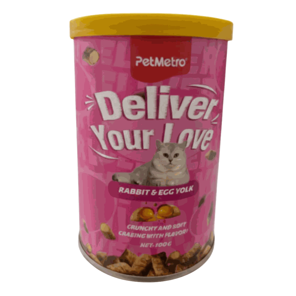 petmetro-rabbit-egg-yolk_20260519152930801.png Petmetro Treat For Adult Cat Rabbit & Egg yolk 100g - Image 1