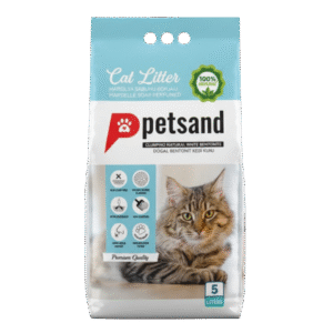 Petsand White Bentonite Clumping Cat Litter Marseille Soap Scent 5 L - Image 1