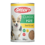 Groovy Wet Food For dogs classic pate beef & liver 400g