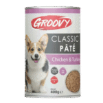 Groovy Wet Food For dogs classic pate chicken & turkey 400g