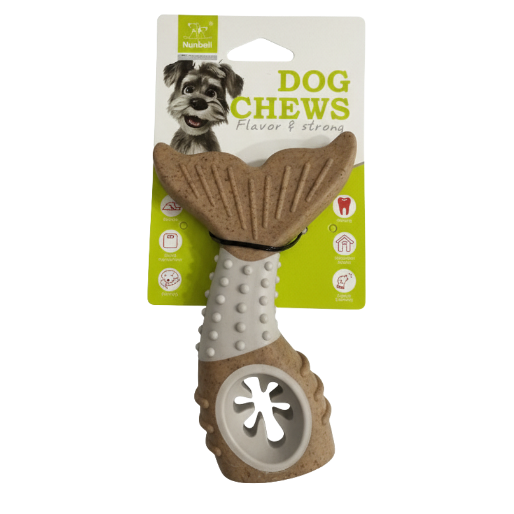 shopify_asset-2026-06-09T215651.137.png Nunbell Dog Chews Fish Tail Toy - Image 1