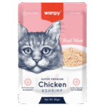 Wanpy Super Premium Chicken & Shrimp for Cat 85g