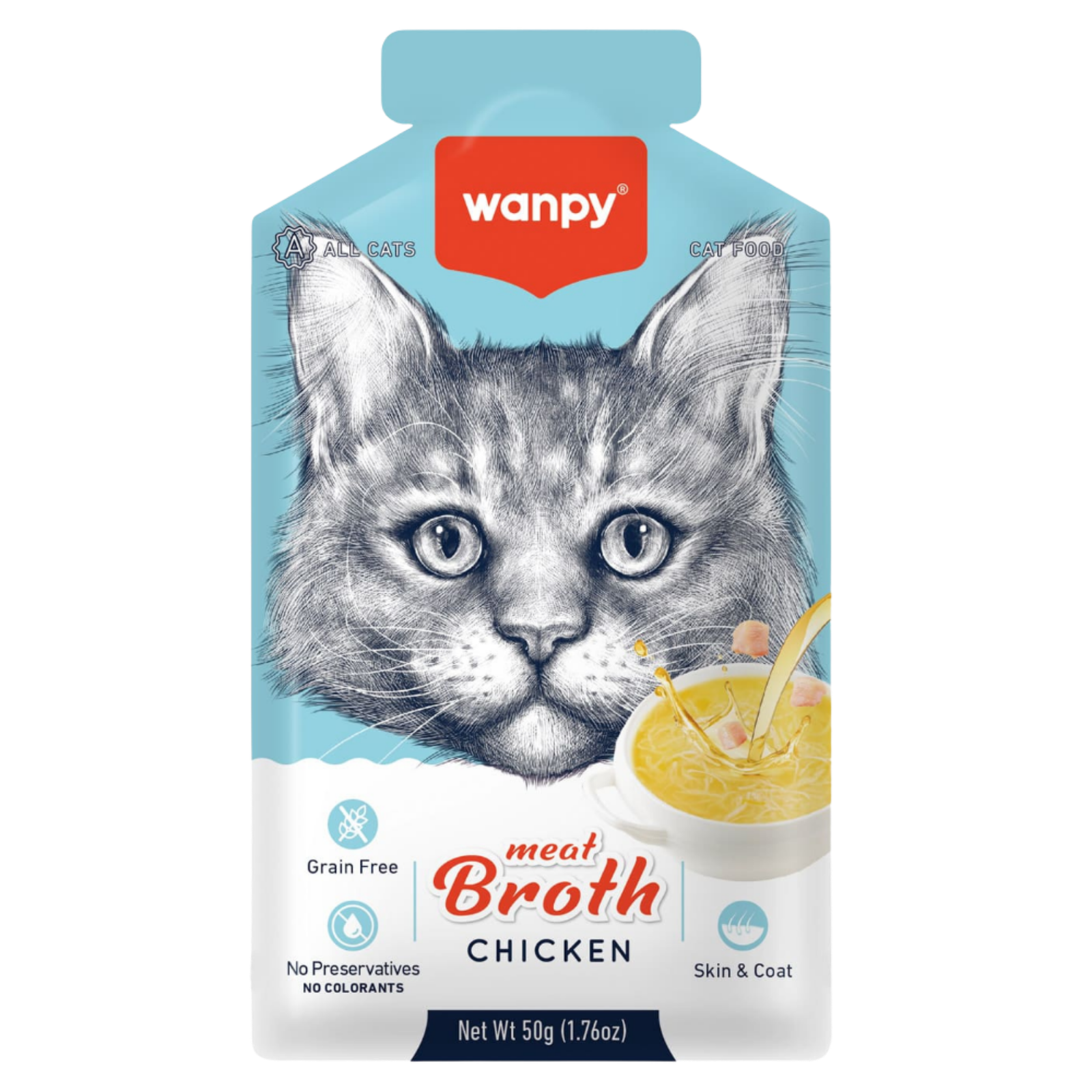 shopify_asset_-_2026-05-31T165011.546.png Wanpy Meat Broth Chicken for Cats 50gm - Image 1