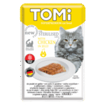 Tomi Wet Food with Chicken in Jelly for Sterilized Cats 85 gr