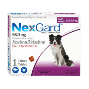 Nex Gard Chewable Tablets For Medium Dogs 10-25Kg 1 Tablet - Image 1