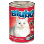 Blubo Cat Food with Beef Can 415g
