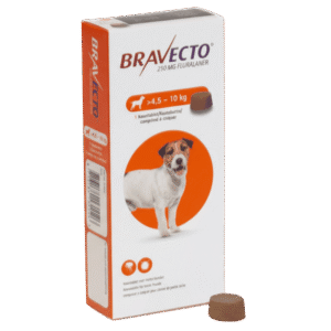 Bravecto MSD 4.5-10Kg Adult Dog Flea & Tick Treatment - 1 Tablet - Image 1