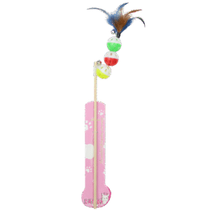 Cat Wand with Balls, Bells, and Feathers - Image 1