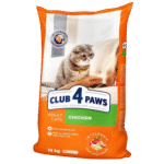 CLUB 4 PAWS Premium Chicken Complete dry food for adult cats 14 kg