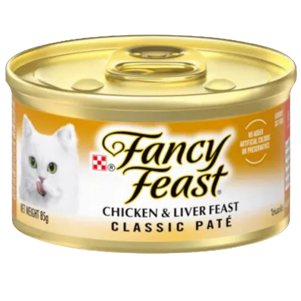 shopify_asset_1000_x_1000_px_-_2026-03-19T233954123.png Fancy Feast Classic Pate Chicken & Liver Feast Gourmet Cat Food 85g - Image 1