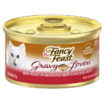 Fancy Feast Gravy Lovers Beef Feast in Roasted Beef Flavour in Gravy Gourmet Cat Food 85g