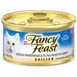 Fancy Feast Grilled Ocean Whitefish & Tuna Feast in Gravy Gourmet Cat Food 85g