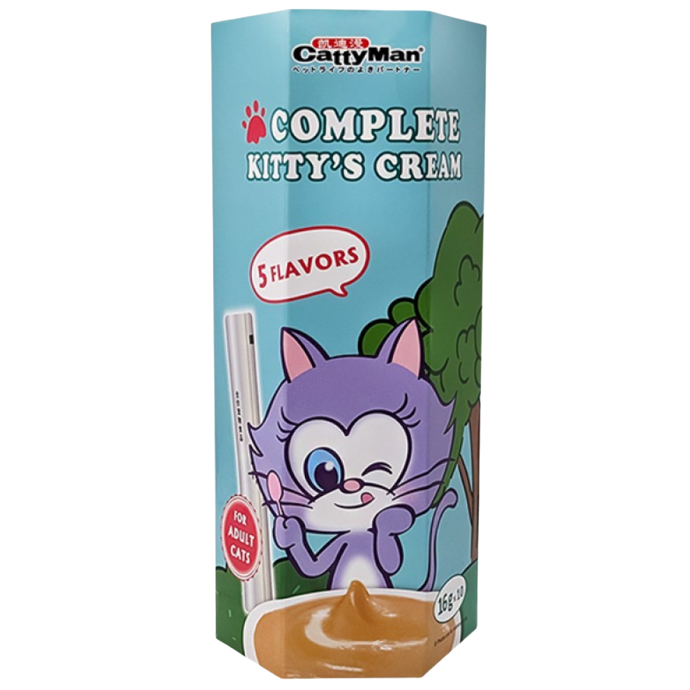 shopify_asset_1000x1000px_-2026-02-16T232631972.png Cattyman Creamy Treat For Adult Cat 5 Flavors 16G* 10Pcs - Image 1