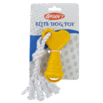 Groovy Elite Dog Toy Bone Heart