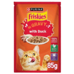 Friskies Duck Chunks in Gravy Wet Cat Food Pouch 85g