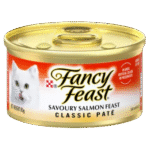 Fancy Feast Classic Pate Savoury Salmon Feast Gourmet Cat Food 85g