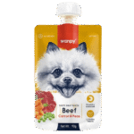 Wanpy Tasty Meat Paste Beef with Carrot & Pea for Dog 90g