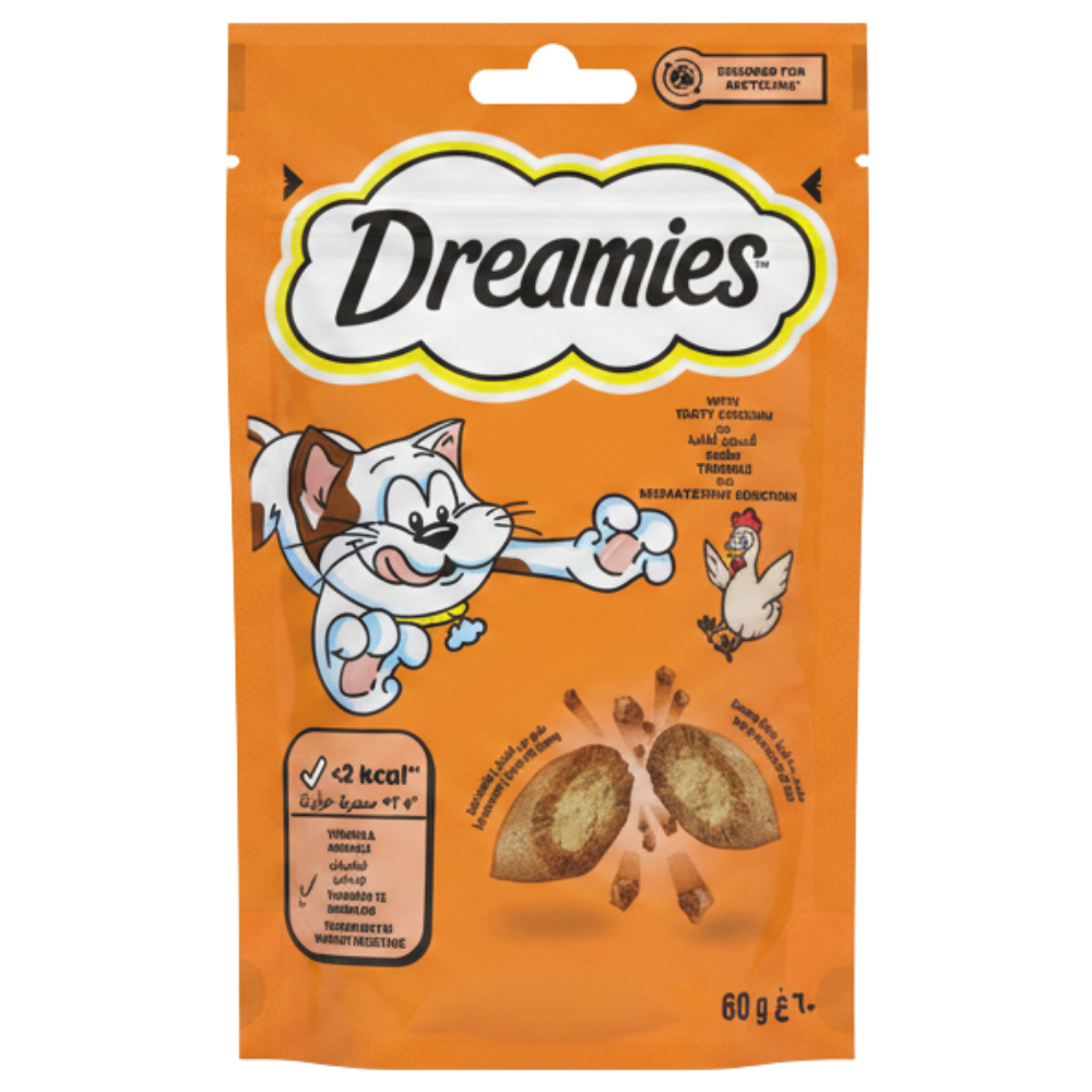 shopify_asset_16_34cb48e5-b8c0-4624-8196-813e75a161b7.png Dreamies Cat Treat Chicken Flavors 60g - Image 1