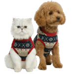 Petmoda Winter Christmas  Hoodie Snowflake 2