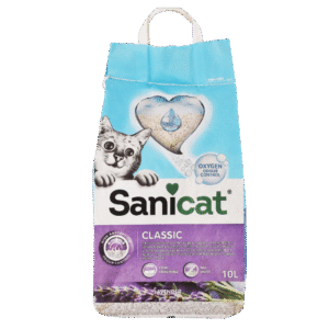 Sanicat Classic Clumping Cat Litter Lavender Scent 10 L - Image 1