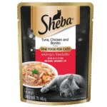 Sheba Premium Cat Food Tuna & Chicken with Bonito 70g