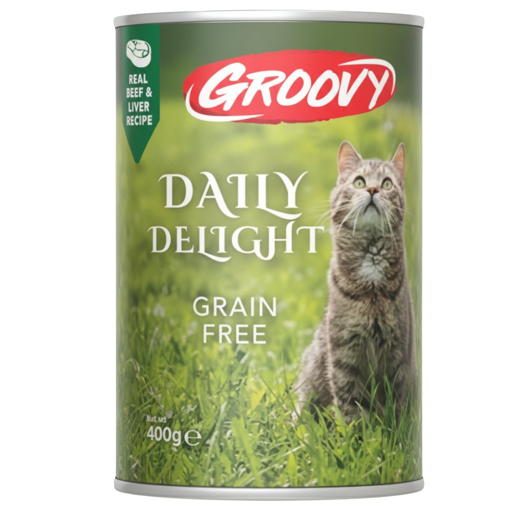 shopify_asset_31_20260526124958062.png Groovy Wet Food For Cats Daily delight beef & liver 400g - Image 1