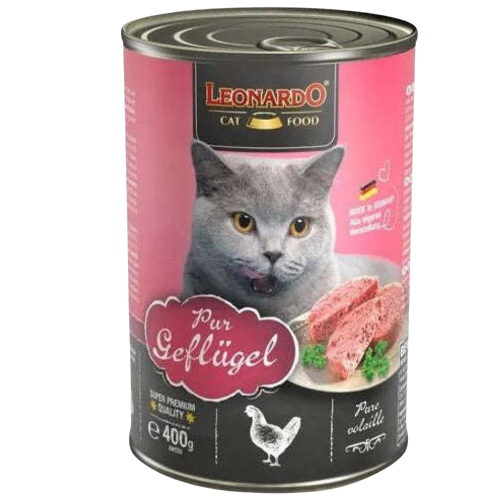 shopify_asset_35_20260531174109479.png Leonardo Poultry Cat Wet Food 400g - Image 1