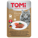 Tomi Super Premium Cat Food With Poultry In Tomato Jely 100 G