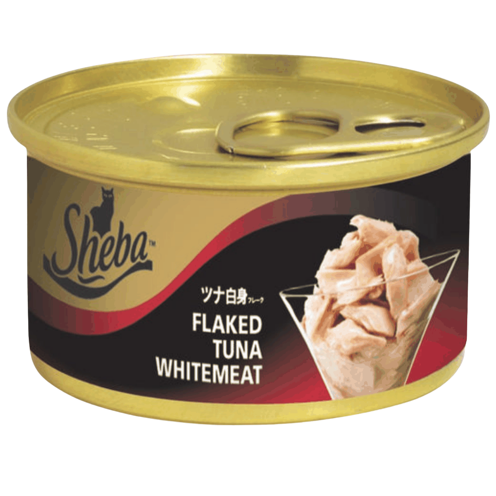shopify_asset_4_34442767-772e-4d5a-8ee4-d9f67eb81756.png Sheba Wet Food Flaked Tuna In Gravy For Adult Cat 85G - Image 1