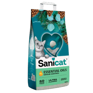 Sanicat Ultra Clumping Oils Cedar & Eucalyptus 10 Kg - Image 1