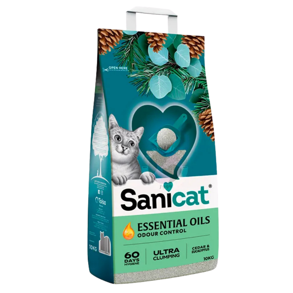 shopify_asset_5_e0de5b81-adff-44eb-b257-bd11ca96babb_20260608115403798.png Sanicat Ultra Clumping Oils Cedar & Eucalyptus 10 Kg - Image 1