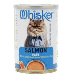 Whisker Wet Food For Adult Cat Salmon Pate 400 g