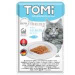 Tomi with Salmon for Sterilised Cats in Jelly (85G)
