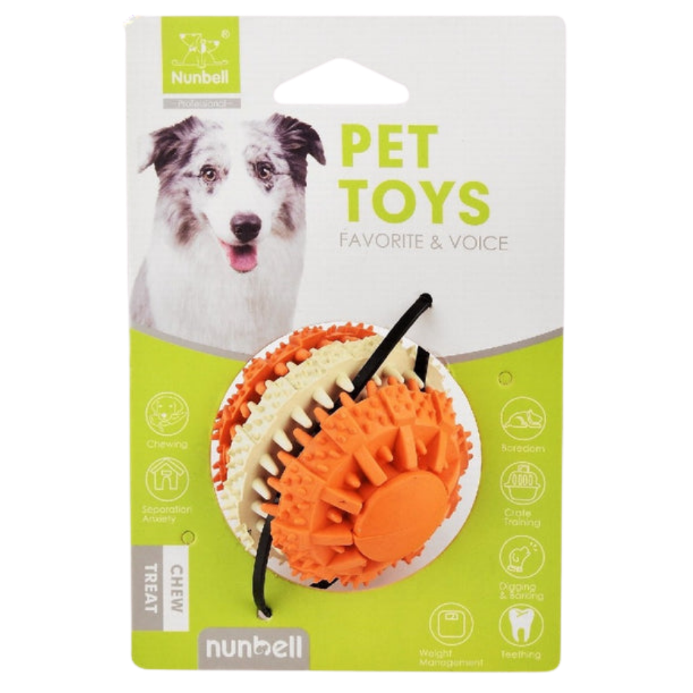 w-d2f0d954-c6f4-4728-b82d-f447cb_20260604102900135.png Nunbell Dog Chew Ball Toy - Image 1