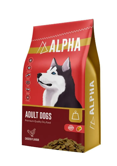 Alpha dry food dog with chicken 1kg