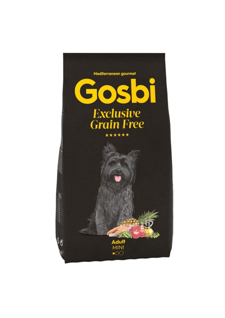 gosbi-exclusive-dry-food-grain-free-for-mini-adult-dogs-2-kg-1 Gosbi Exclusive Dry Food GRAIN FREE for Mini Adult Dogs 2 kg - Image 1