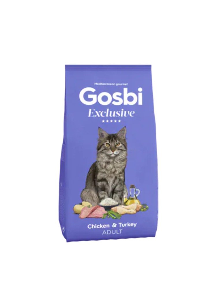 gosbi-exclusive-dry-food-with-chicken-and-turkey-for-adult-400-gr-1 Gosbi Exclusive Dry Food with Chicken and Turkey for Adult 400 gr - Image 1